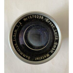 Leica Lens || Ernst Leitz GmbH Wetzlar Summicron f = 5cm 1:2 Nr. 1532943
